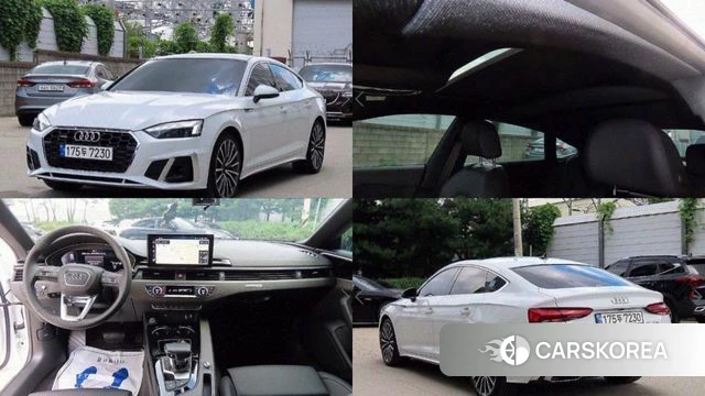 Audi A5 (F5) 2023 Белый из Кореи