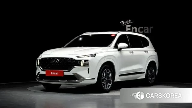 Hyundai The New Santa Fe 2023 Белый из Кореи