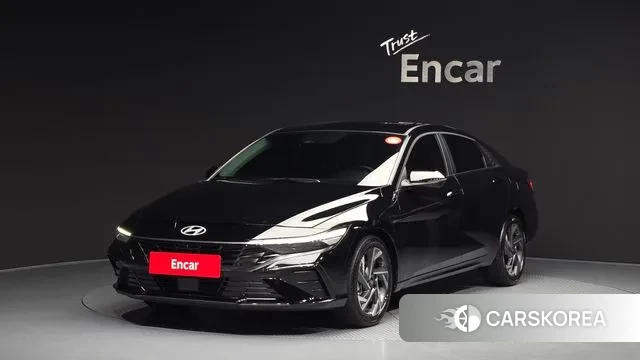 Hyundai The New Avante (CN7) 2024 Черный из Кореи