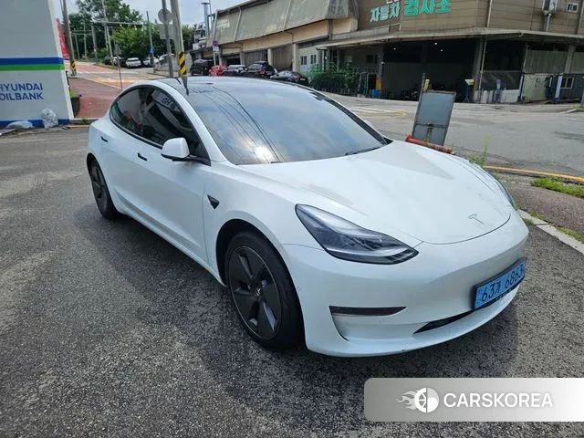 Tesla Model 3 2021 Белый из Кореи