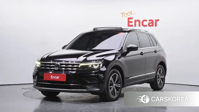 Volkswagen Tiguan second Generation 2020 Черный из Кореи