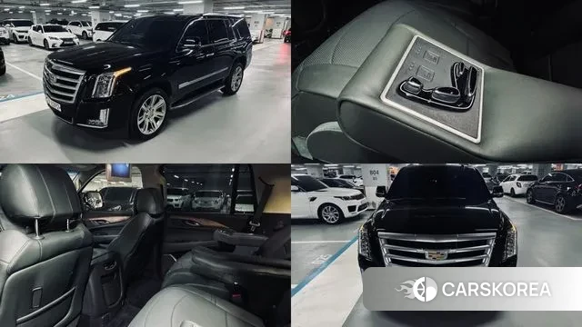 Cadillac Escalade 2018 Черный из Кореи