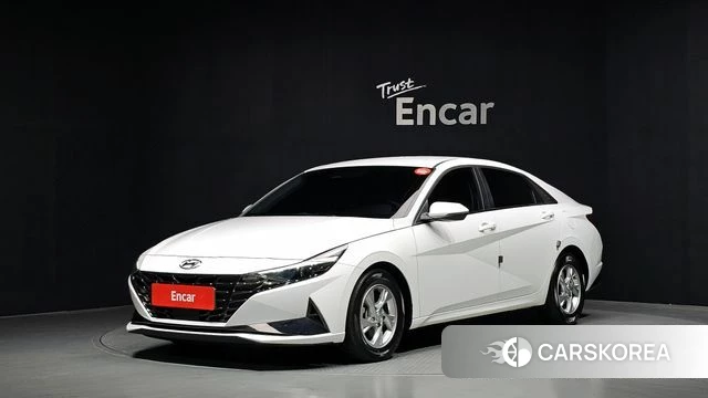 Hyundai Avante (CN7) 2020 Белый из Кореи