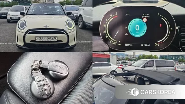 Mini Cooper Convertible 2022 Жемчужный цвет из Кореи
