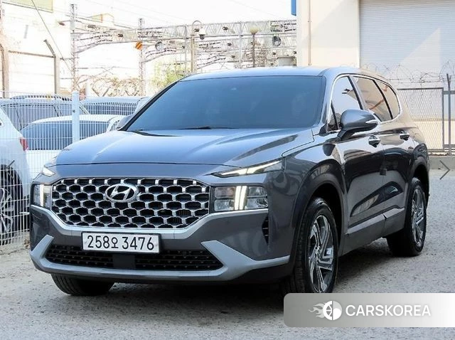 Hyundai The New Santa Fe 2021 Серый из Кореи