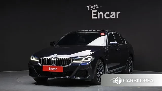 BMW 5 Series (G30) 2022 Синий из Кореи