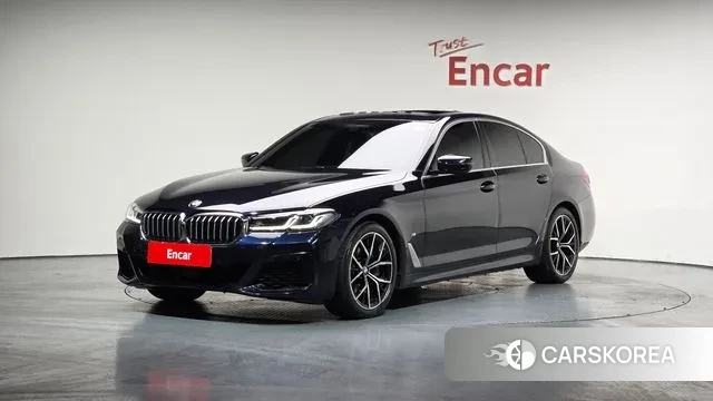 BMW 5 Series (G30) 2022 Черный из Кореи