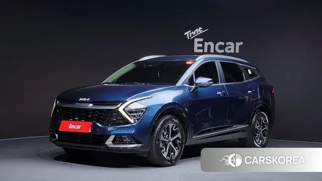 Kia Sportage 5th Generation Hybrid 2021 Синий из Кореи