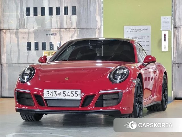 Porsche 911 2018 Красный из Кореи