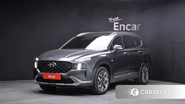 Hyundai The New Santa Fe 2021 Серый из Кореи