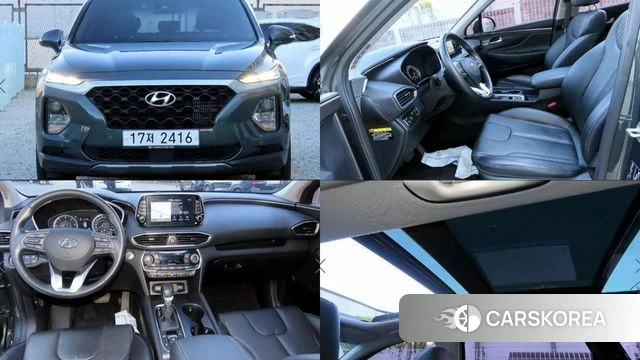 Hyundai Santa Fe TM 2018 Зеленый из Кореи