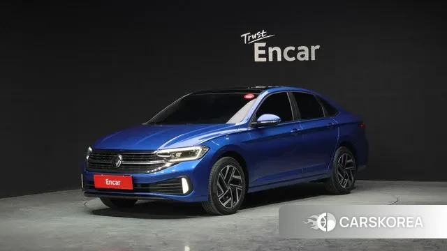 Volkswagen 7th Generation of Jetta 2023 Синий из Кореи