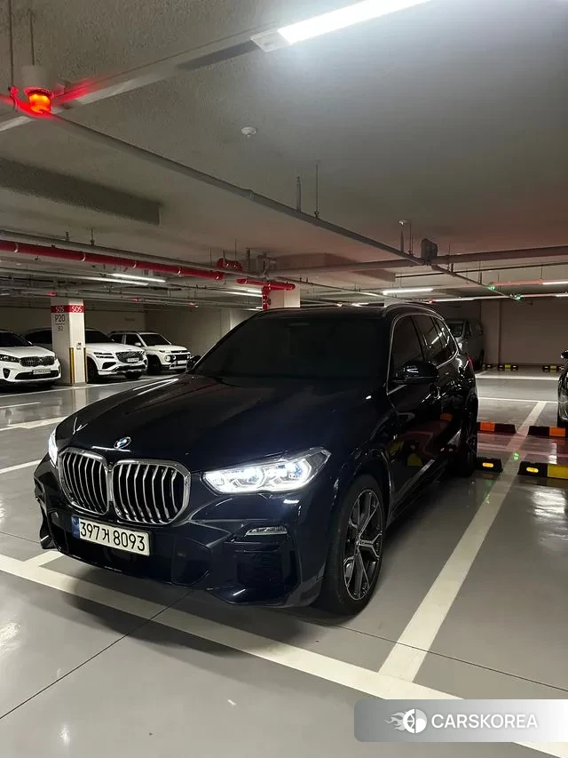 BMW X5 (G05) 2021 Черный из Кореи