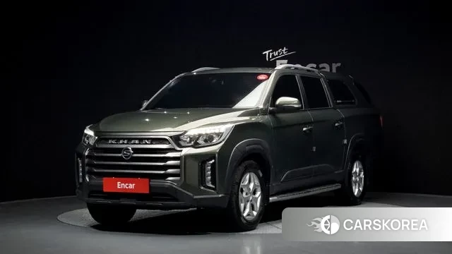 Ssangyong The New Rexton Sports Cannes 2021 Светло-зеленый из Кореи