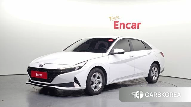 Hyundai Avante (CN7) 2021 Белый из Кореи