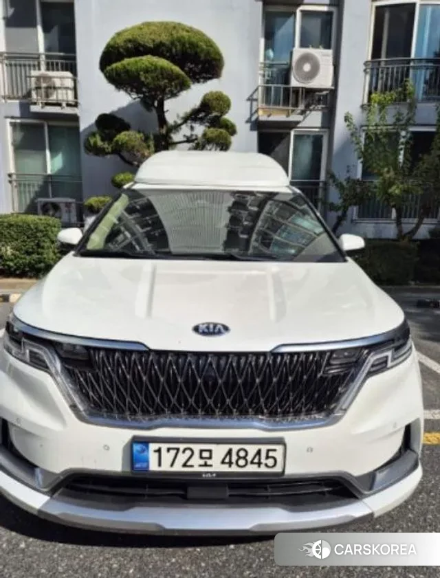 Kia Carnival 4th generation 2021 Белый из Кореи