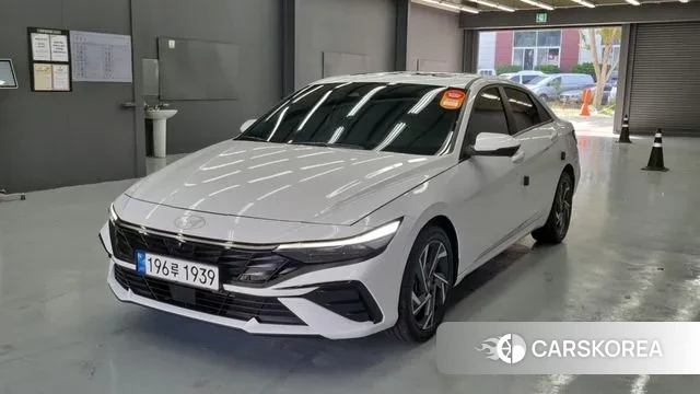 Hyundai The New Avante (CN7) 2023 Белый из Кореи