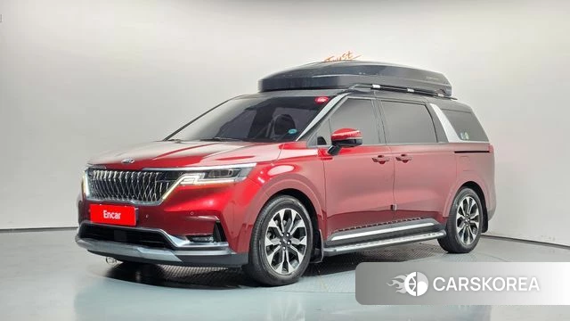 Kia Carnival 4th generation 2021 Красный из Кореи