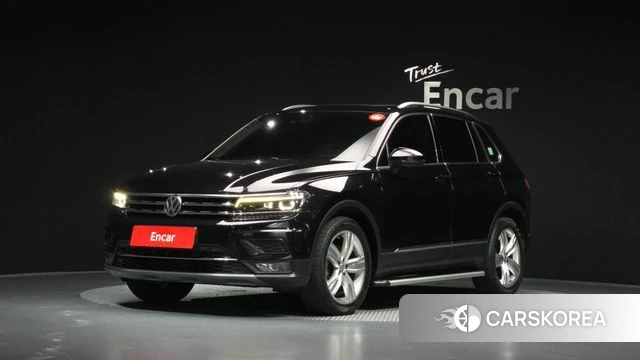 Volkswagen Tiguan second Generation 2020 Черный из Кореи