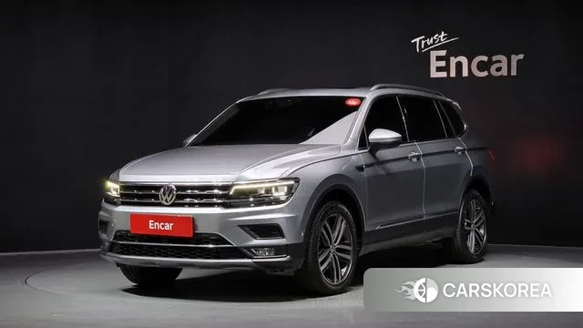 Volkswagen Tiguan Allspace 2020 Серебряный из Кореи