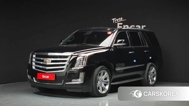 Cadillac Escalade 2018 Черный из Кореи