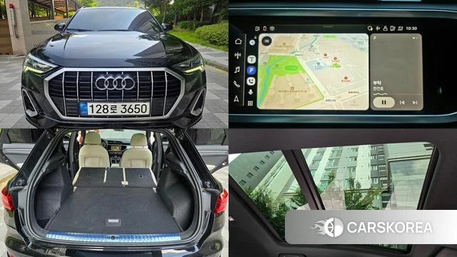 Audi Q3 (F3) 2022 Черный из Кореи