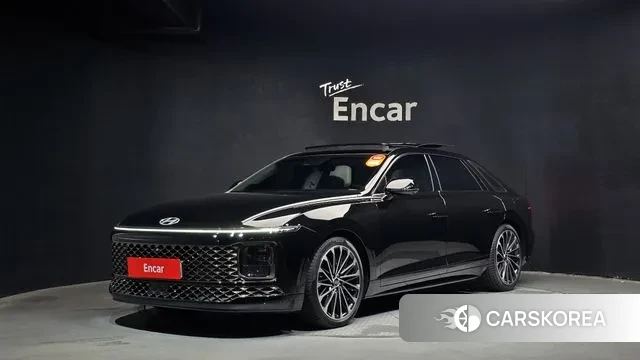 Hyundai Grandeur (GN7) 2023 Черный из Кореи