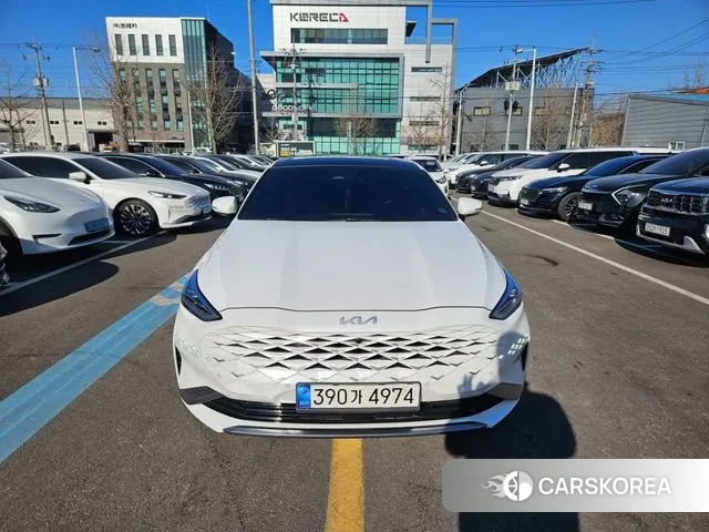 Kia K8 Hybrid 2021 Белый из Кореи