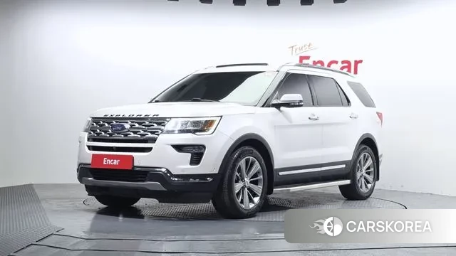 Ford Explorer 2018 Белый из Кореи