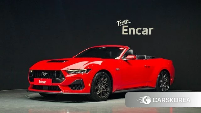 Ford Mustang 7th Generation 2024 Красный из Кореи