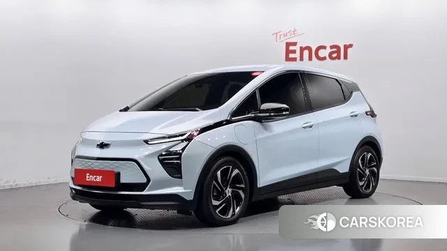 Chevrolet (GM Daewoo) New Bolt EV 2022 Светло-серебряный цвет из Кореи