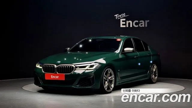 BMW 5 Series (G30) 2021 Зеленый из Кореи