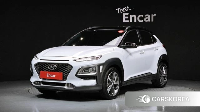 Hyundai Kona 2019 Белый из Кореи