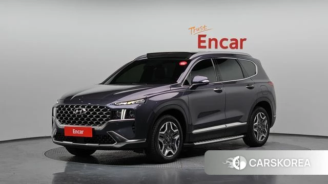 Hyundai The New Santa Fe 2022 Серый из Кореи