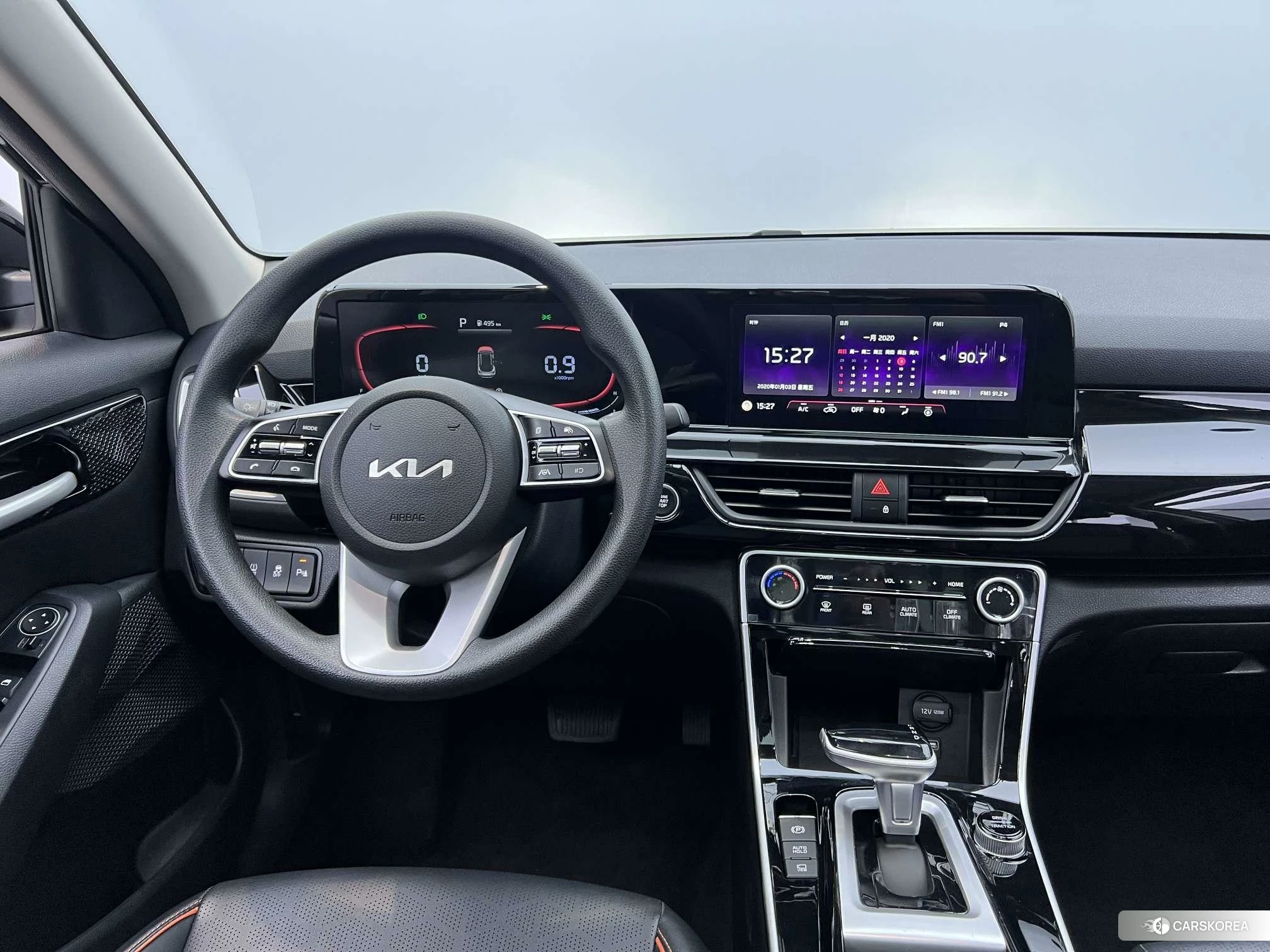 Kia Seltos 2023 Черный из Китая