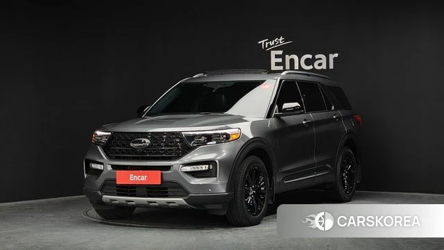 Ford Explorer 6th Generation 2022 Серебристо-серый из Кореи