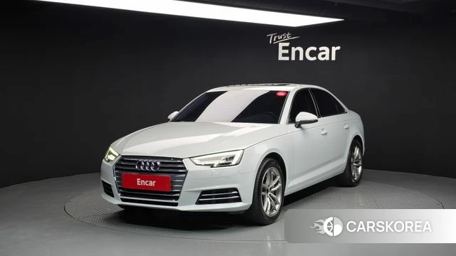 Audi A4 (B9) 2018 Белый из Кореи