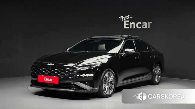 Kia K8 Hybrid 2023 Черный из Кореи