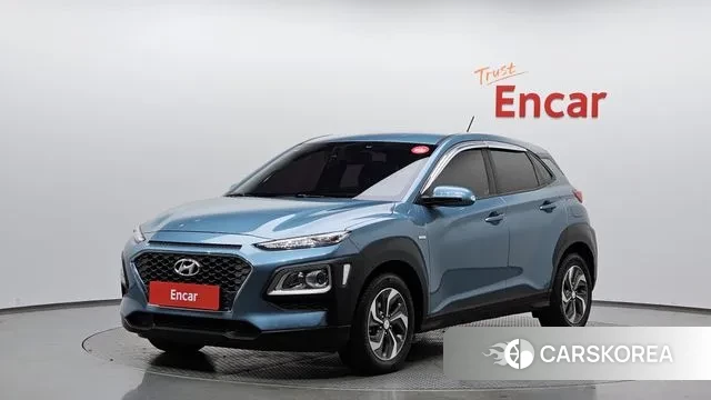 Hyundai Kona Hybrid 2020 Небесно-голубой из Кореи