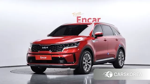 Kia Sorento 4th Generation 2022 Красный из Кореи
