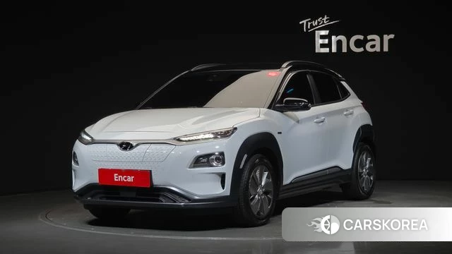 Hyundai Kona Electric 2019 Белый из Кореи