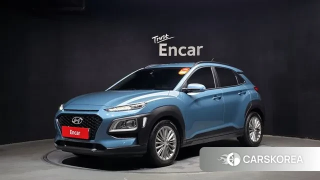 Hyundai Kona 2018 Небесно-голубой из Кореи