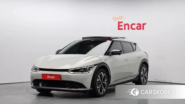 Kia EV6 2021 Серебристо-серый из Кореи