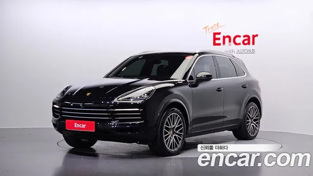 Porsche Cayenne (PO536) 2020 Черный из Кореи