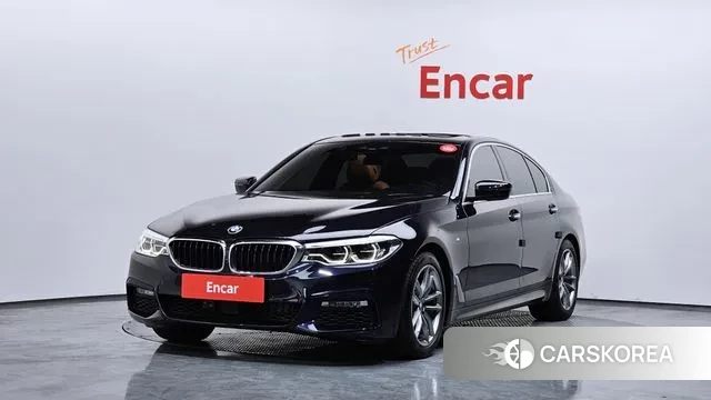 BMW 5 Series (G30) 2018 Синий из Кореи