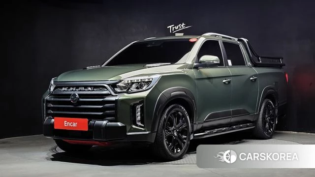 Ssangyong The New Rexton Sports Cannes 2022 Темно-зеленый из Кореи