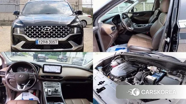 Hyundai The New Santa Fe 2020 Черный из Кореи