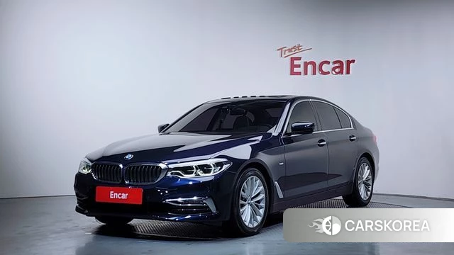 BMW 5 Series (G30) 2018 Синий из Кореи