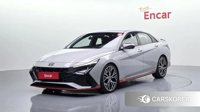 Hyundai Avante (CN7) 2021 Серебристо-серый из Кореи