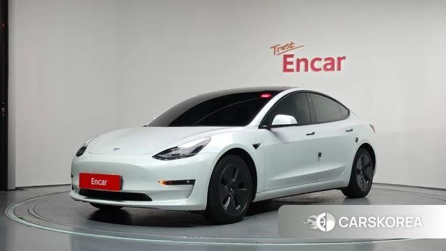 Tesla Model 3 2022 Белый из Кореи